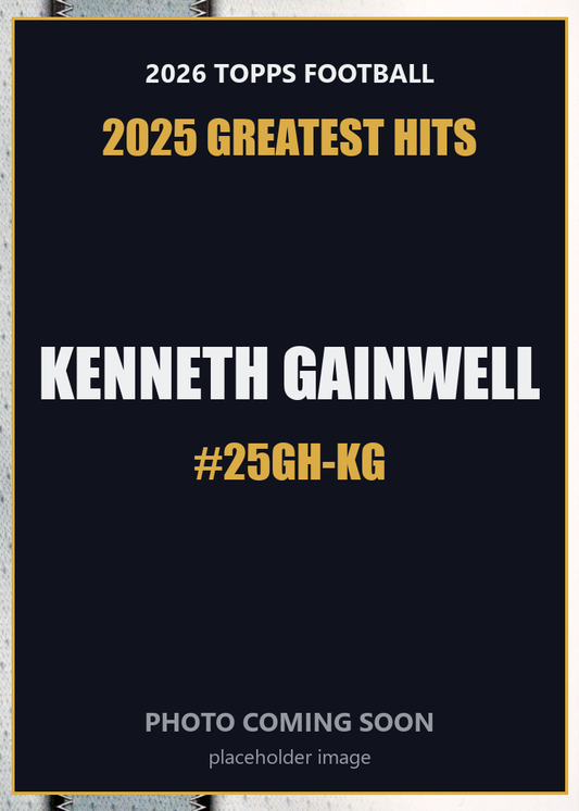 2026 Topps Football Kenneth Gainwell 2025 Greatest Hits #25GH-KG