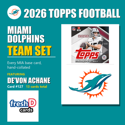 Miami Dolphins 2026 Topps Football team set