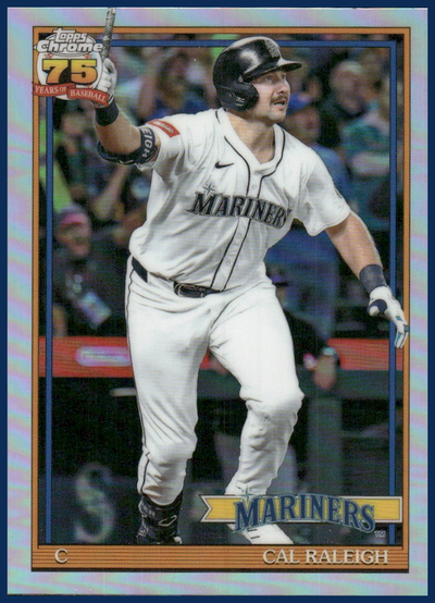2026 Topps Chrome 1991 Topps Cal Raleigh #91CB-4