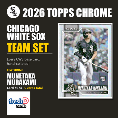 Chicago White Sox 2026 Topps Chrome team set