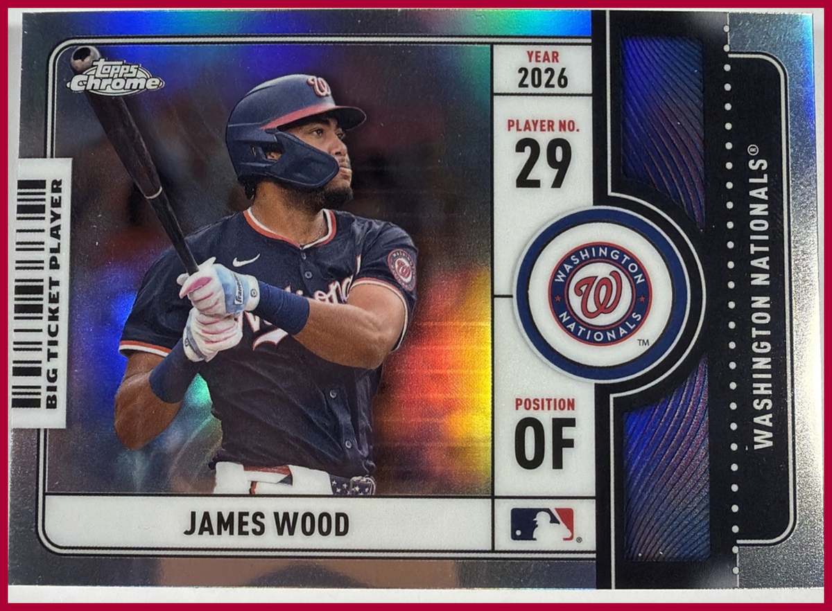 2026 Topps Chrome Big Ticket Players James Wood #BTP-15