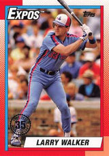 2025 Topps Series 1 1990 Topps Baseball Larry Walker #T90-35