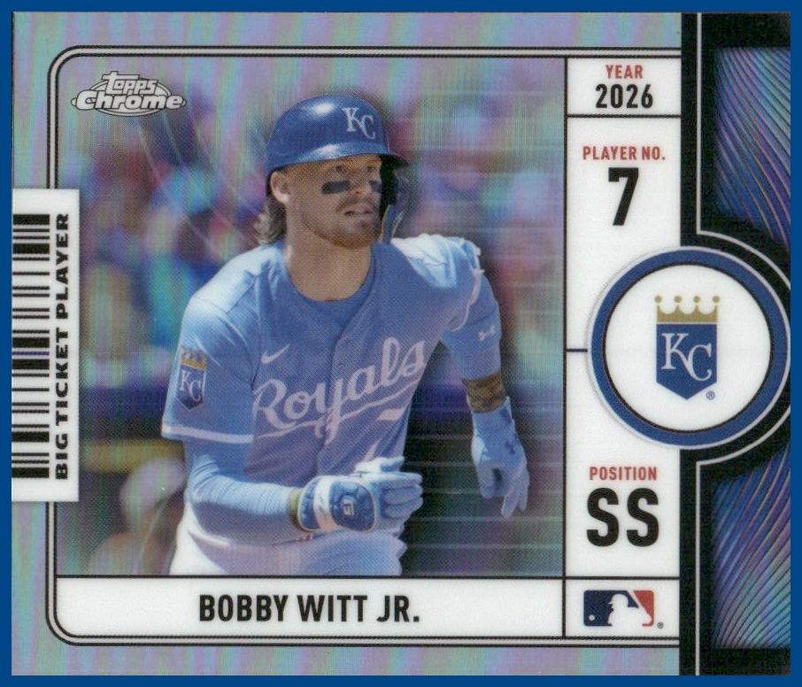 2026 Topps Chrome Big Ticket Players Bobby Witt Jr. #BTP-16