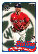2024 Topps Series 1 1989 Topps Baseball Ceddanne Rafaela #89B-72