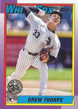 2025 Topps Series 1 1990 Topps Baseball Drew Thorpe #T90-8