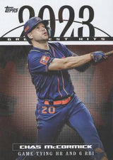 2024 Topps Series 1 2023 Greatest Hits Chas McCormick #23GH-7