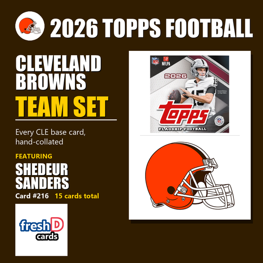 Cleveland Browns 2026 Topps Football team set