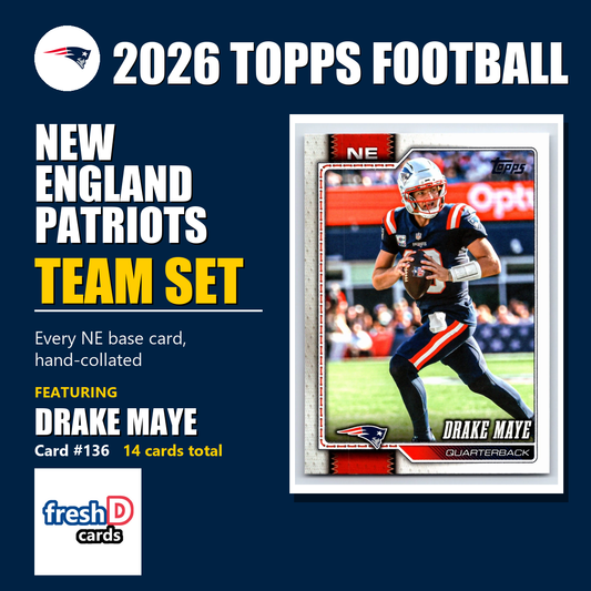 New England Patriots 2026 Topps Football team set