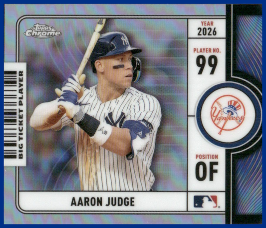 2026 Topps Chrome Big Ticket Players Aaron Judge #BTP-18