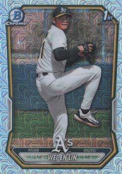 2026 Bowman Chrome Prospects Mega Box Mojo Refractor Wei-En Lin #BCP-125