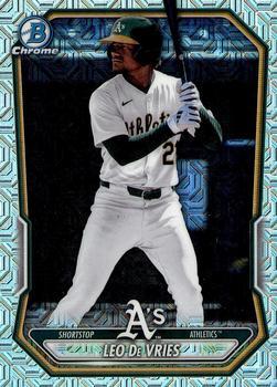 2026 Bowman Chrome Prospects Mega Box Mojo Refractor Leo De Vries #BCP-63