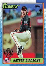 2025 Topps Series 1 1990 Topps Baseball Hayden Birdsong #T90-70