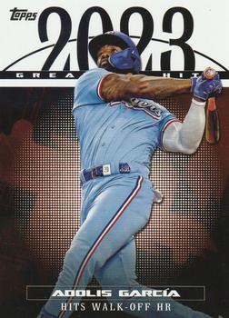 2024 Topps Series 1 2023 Greatest Hits Adolis García #23GH-22