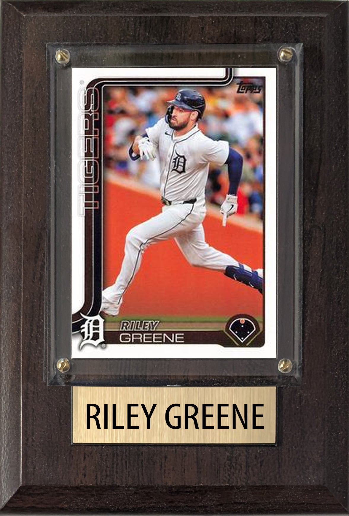 Riley Greene Detroit Tigers 2025 2024 Topps Bowman 4x6 Gift Plaque