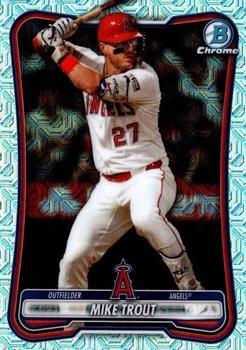 2026 Bowman Mega Box Mojo Refractor Mike Trout #100