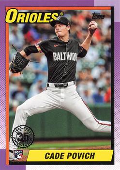 2025 Topps Series 1 1990 Topps Baseball Cade Povich #T90-69