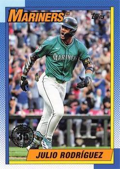 2025 Topps Series 1 1990 Topps Baseball Julio Rodríguez #T90-42