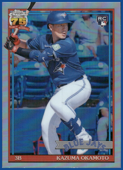 2026 Topps Chrome 1991 Topps Kazuma Okamoto #91CB-24