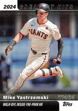 2025 Topps Series 1 2024 Greatest Hits Mike Yastrzemski San Francsico Giants #GH-19