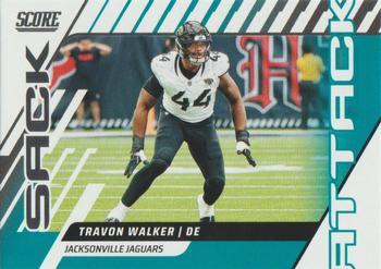 2025 Score Sack Attack Travon Walker #15