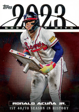 2024 Topps Series 1 2023 Greatest Hits Ronald Acuña Jr. #23GH-5
