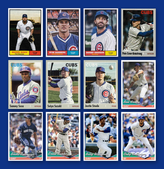 Chicago Cubs 2024 Topps Archives team set - all base cards