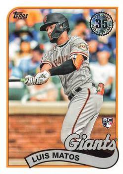 2024 Topps Series 1 1989 Topps Baseball Luis Matos #89B-24