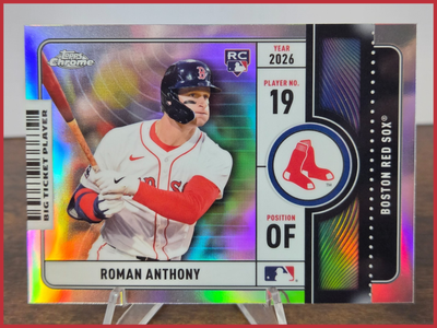 2026 Topps Chrome Big Ticket Players Roman Anthony #BTP-23