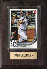 Cody Bellinger New York Yankees Fan Gift Plaque 4x6 1 Card Topps Donruss Panini 2024 2025 2026