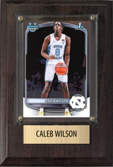 Caleb Wilson North Carolina 2026 NBA Draft 4x6 Card Plaque Fan Gift