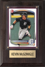 Kevin McGonigle Detroit Tigers 2026 2025 2024 Topps Bowman Gift Plaque 4X6
