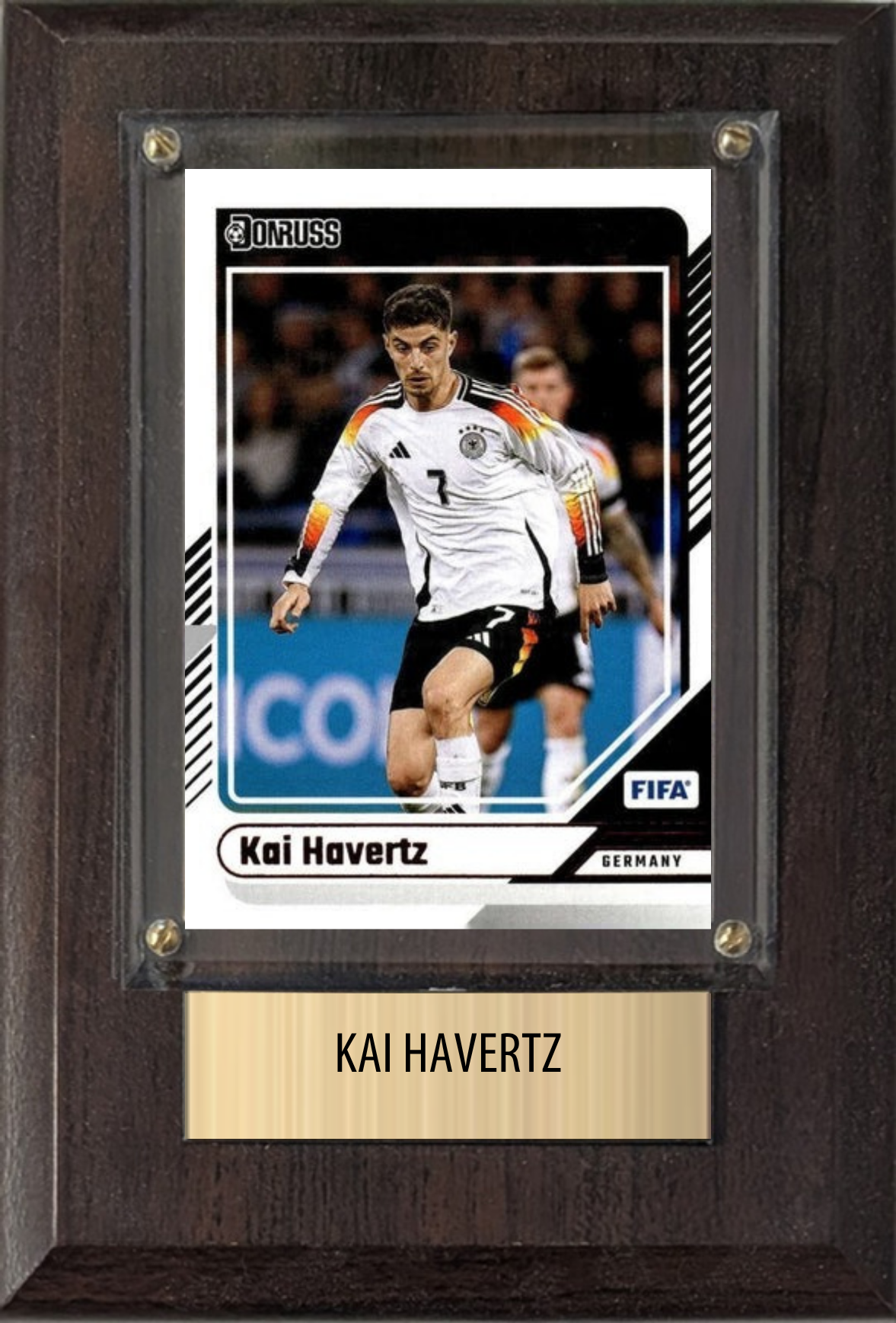 Kai Havertz Germany World Cup Soccer Fan Gift Plaque 4x6 1 Card Panini, Topps, Donruss 2024 2025 2026