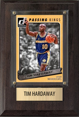 Tim Hardaway Golden State Warriors Hall of Fame Fan Gift Plaque 4x6 1 Card Hoops, Prizm, Donruss 2024 2025 2026