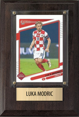 Luka Modric Croatia World Cup Soccer 2026 Fan Gift Plaque 4x6 1 Card Panini, Topps, Donruss 2024 2025 2026