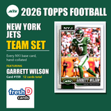 2026 Topps Football New York Jets Team Set - Complete Hand-Collated Card Set