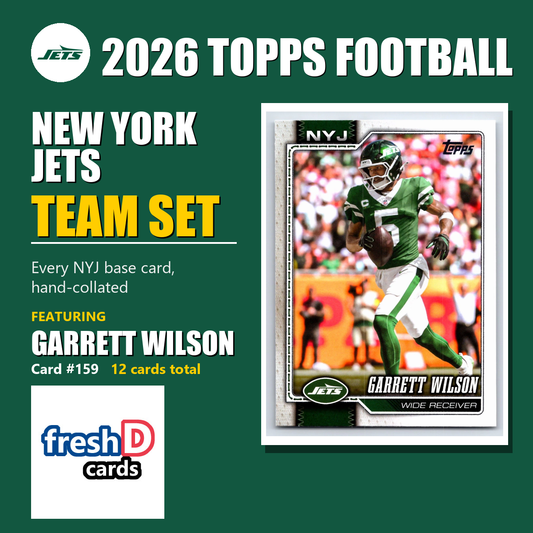New York Jets 2026 Topps Football team set
