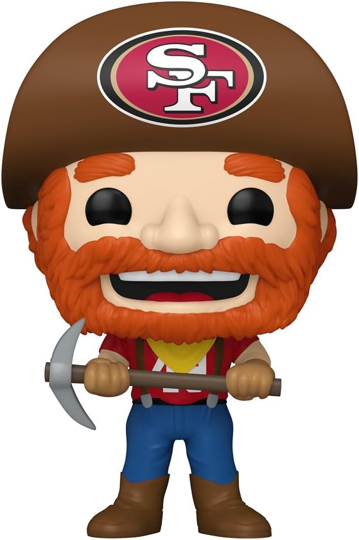 San Francisco 49ers Sourdough Sam Mascot #320 NFL Collectable Vinyl Figure Funko Pop - Gift Idea - Toys for Kids & Adults