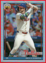 2026 Topps Chrome 1991 Topps Bryce Harper #91CB-3
