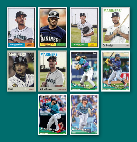 Seattle Mariners 2024 Topps Archives team set - all base cards
