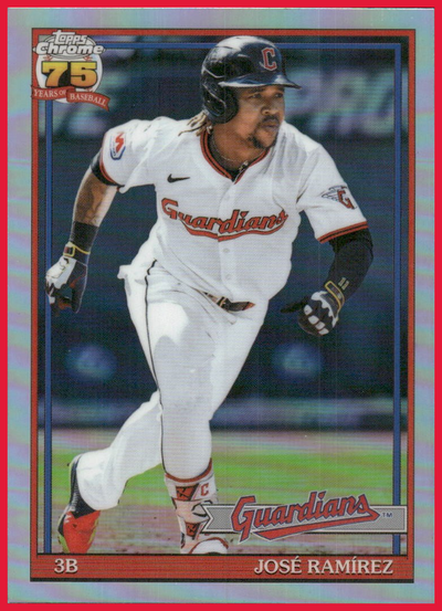 2026 Topps Chrome 1991 Topps José Ramírez #91CB-9