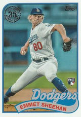 2024 Topps Series 1 1989 Topps Baseball Emmet Sheehan #89B-77