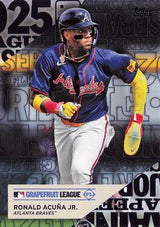 2025 Topps Series 1 Training Grounds Ronald Acuña Jr. #TG-16