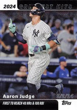2025 Topps Series 1 2024 Greatest Hits Aaron Judge #GH-1