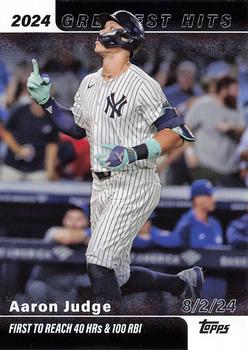 2025 Topps Series 1 2024 Greatest Hits Aaron Judge #GH-1