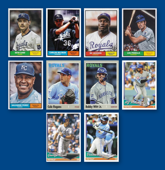 Kansas City Royals 2024 Topps Archives team set - all base cards