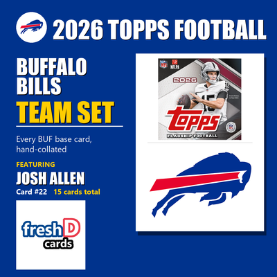 Buffalo Bills 2026 Topps Football team set