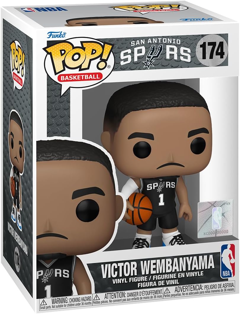 Victor Wembanyama - San Antonio Spurs #174 Collectable NBA Vinyl Figure Funko Pop - Gift Idea - Toys for Kids & Adults