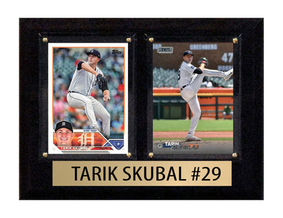 Tarik Skubal 2 Card 2025 2024 Topps Bowman Plaque Detroit Tigers