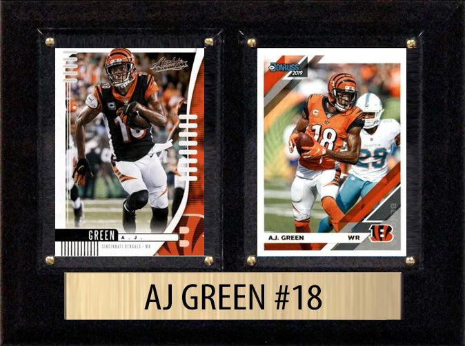 AJ Green #18 2025 2024 2023 Donruss Score Panini Card Plaque 6x8 Cincinnati Bengals