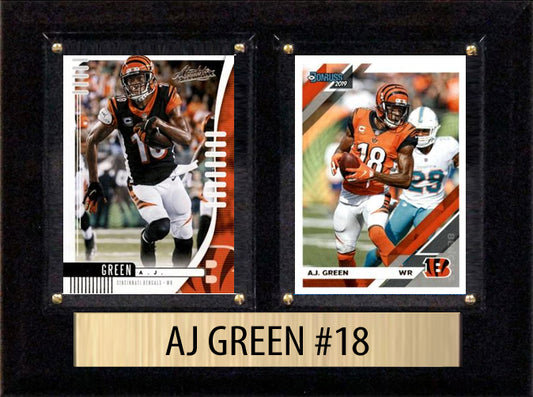 AJ Green #18 2025 2024 2023 Donruss Score Panini Card Plaque 6x8 Cincinnati Bengals